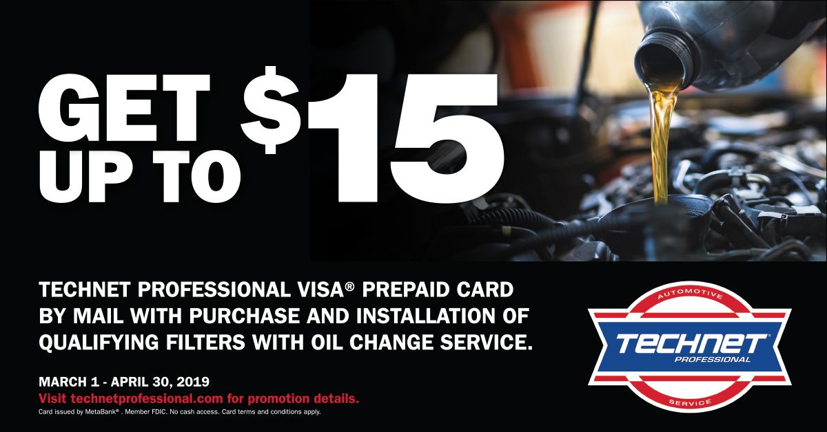 Spring 2019 Carquest Oil & Air Filter Promotion